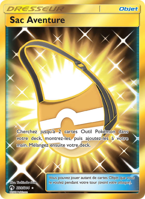 Sac Aventure 228 — Lost Thunder (French Pokémon TCG card)
