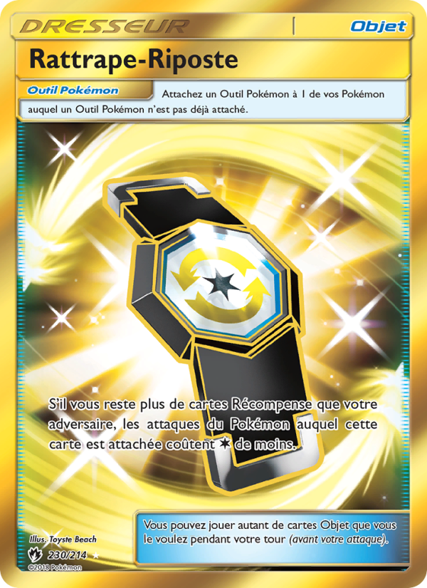Rattrape-Riposte 230 — Lost Thunder (French Pokémon TCG card)