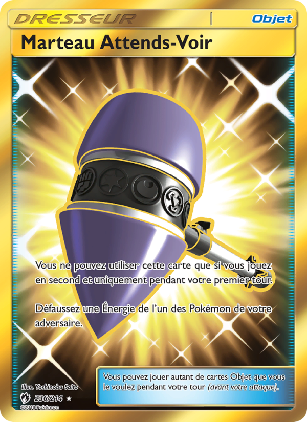 Marteau Attends Voir 236 — Lost Thunder (French Pokémon TCG card)