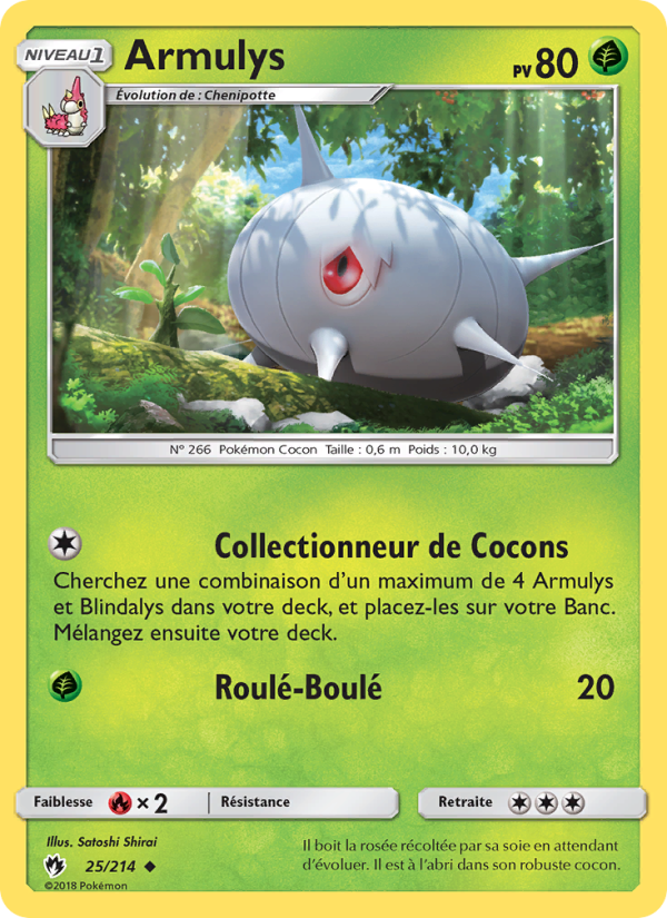 Armulys 25 — Lost Thunder (French Pokémon TCG card)