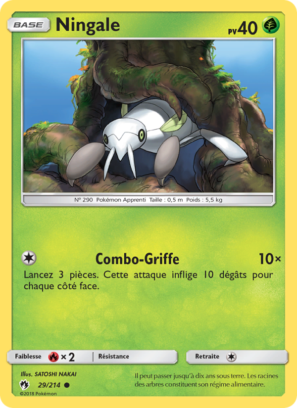 Ningale 29 — Lost Thunder (French Pokémon TCG card)
