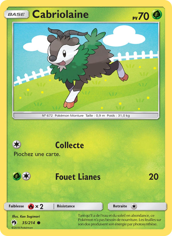 Cabriolaine 35 — Lost Thunder (French Pokémon TCG card)