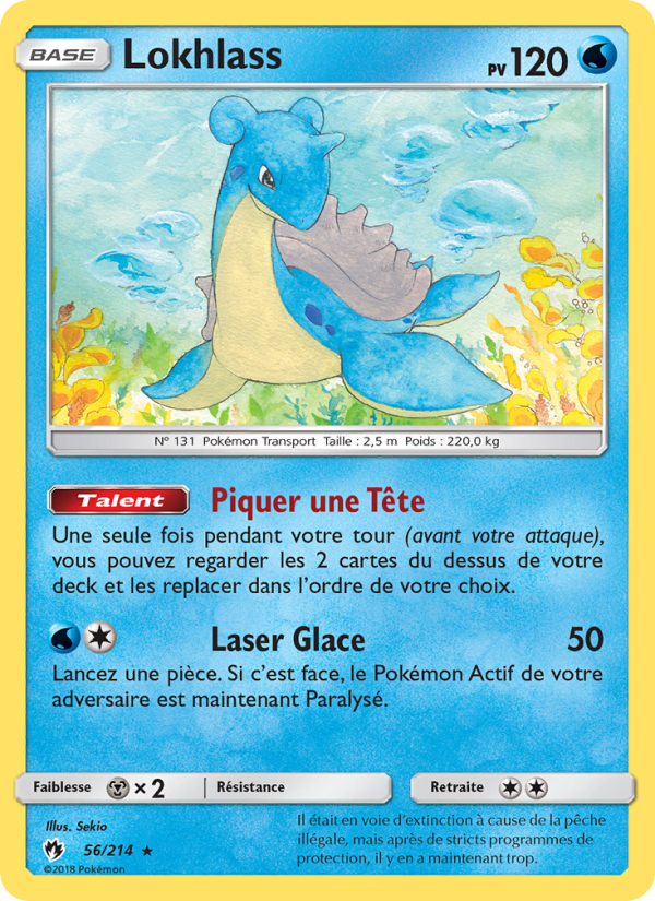 Lokhlass 56 — Lost Thunder (French Pokémon TCG card)