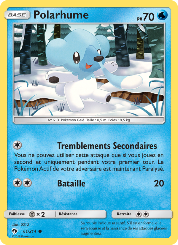 Polarhume 61 — Lost Thunder (French Pokémon TCG card)