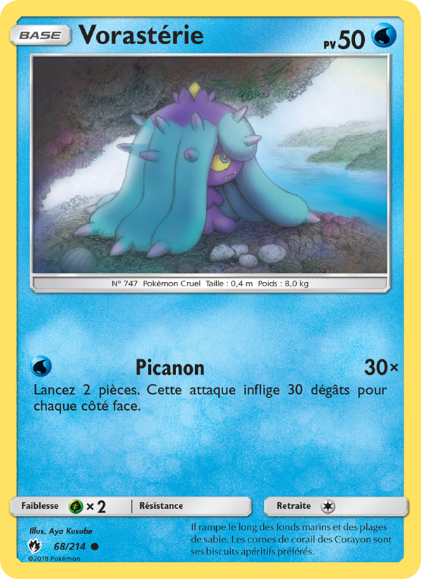 Vorastérie 68 — Lost Thunder (French Pokémon TCG card)