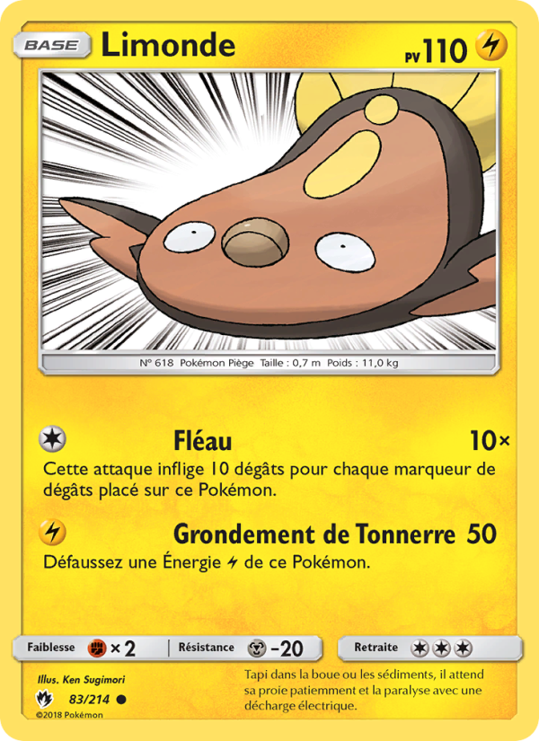 Limonde 83 — Lost Thunder (French Pokémon TCG card)