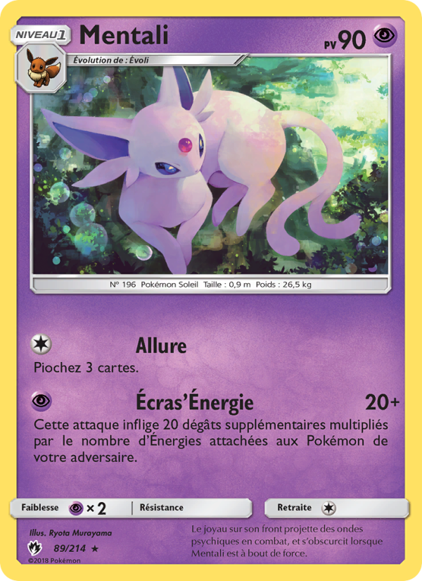 Mentali 89 — Lost Thunder (French Pokémon TCG card)