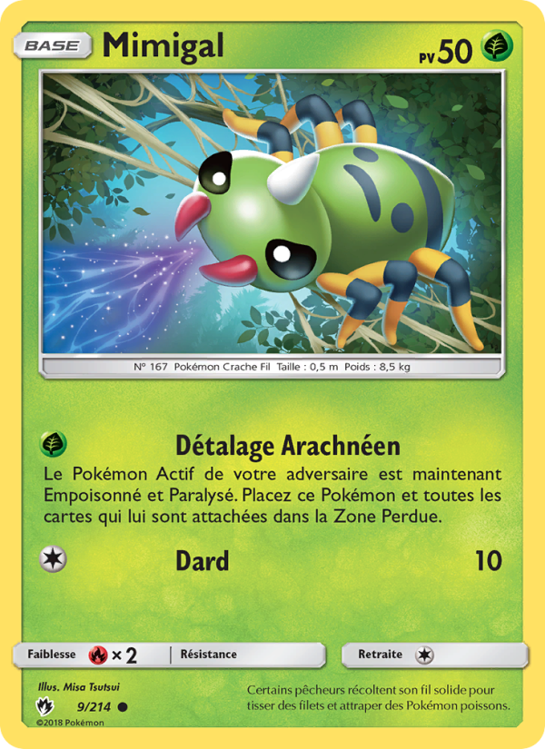 Mimigal 9 — Lost Thunder (French Pokémon TCG card)