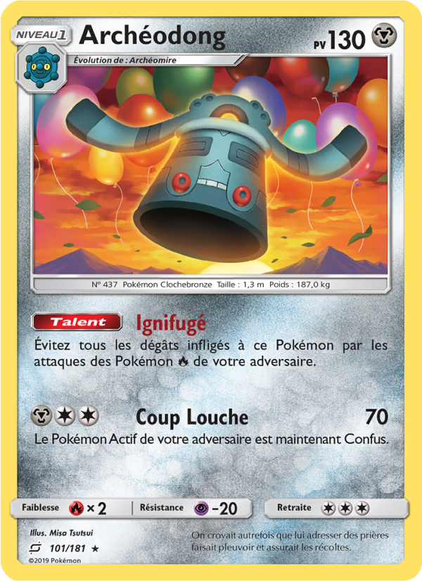 Archéodong 101 — Team Up (French Pokémon TCG card)
