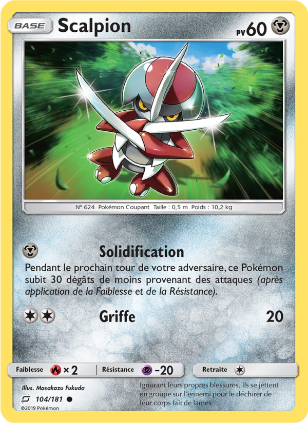 Scalpion 104 — Team Up (French Pokémon TCG card)