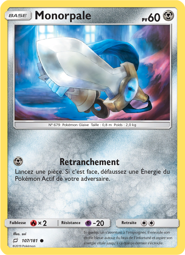 Monorpale 107 — Team Up (French Pokémon TCG card)
