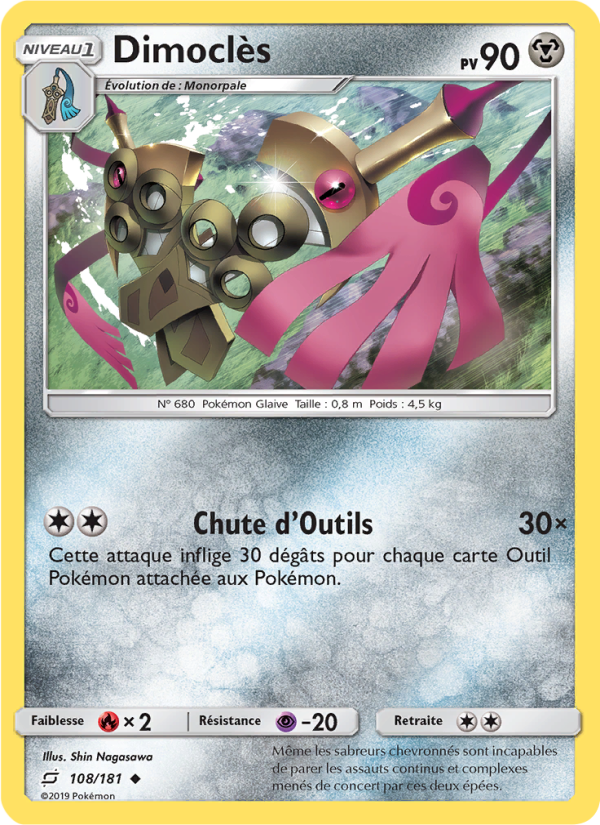 Dimoclès 108 — Team Up (French Pokémon TCG card)