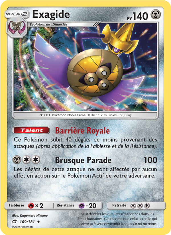 Exagide 109 — Team Up (French Pokémon TCG card)