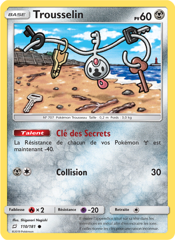 Trousselin 110 — Team Up (French Pokémon TCG card)