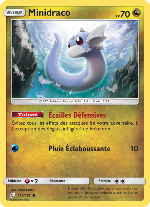 Minidraco 117 — Team Up (French Pokémon TCG card)