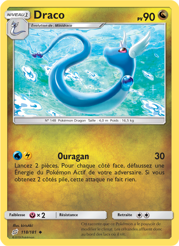 Draco 118 — Team Up (French Pokémon TCG card)