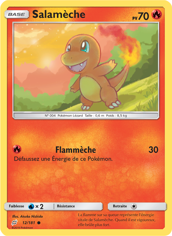 Salamèche 12 — Team Up (French Pokémon TCG card)