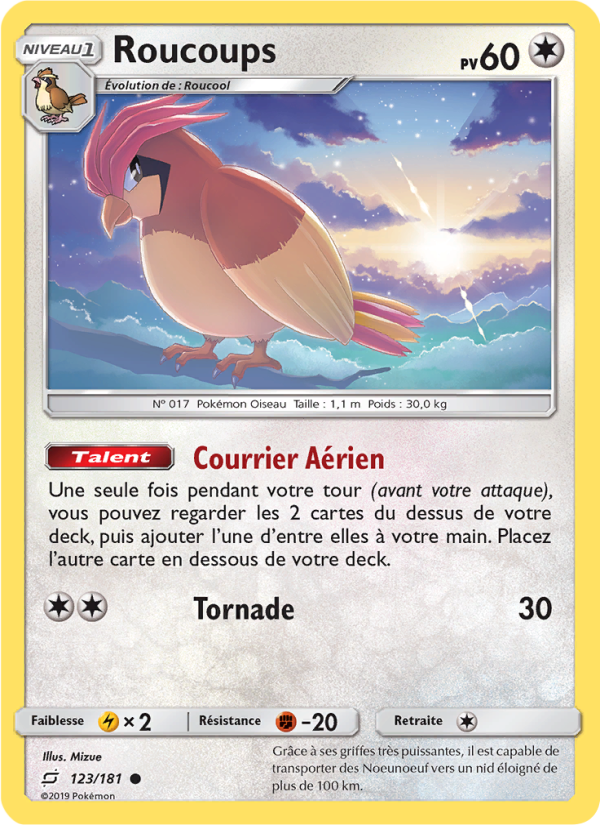 Roucoups 123 — Team Up (French Pokémon TCG card)