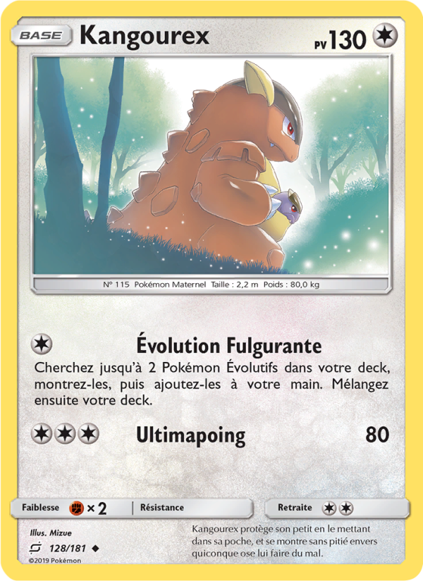 Kangourex 128 — Team Up (French Pokémon TCG card)