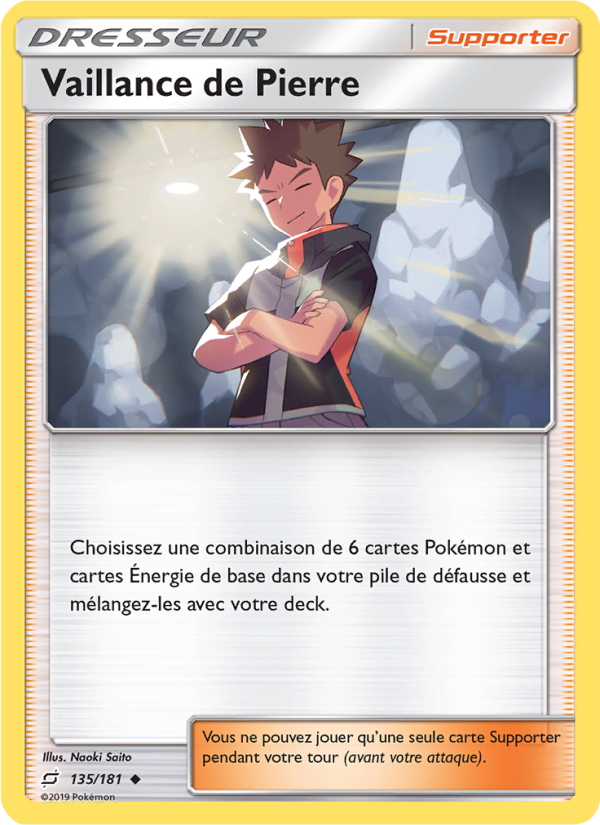 Vaillance de Pierre 135 — Team Up (French Pokémon TCG card)