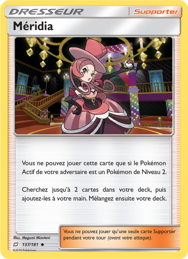 Méridia 137 — Team Up (French Pokémon TCG card)