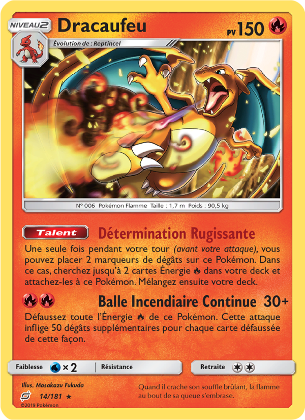 Dracaufeu 14 — Team Up (French Pokémon TCG card)