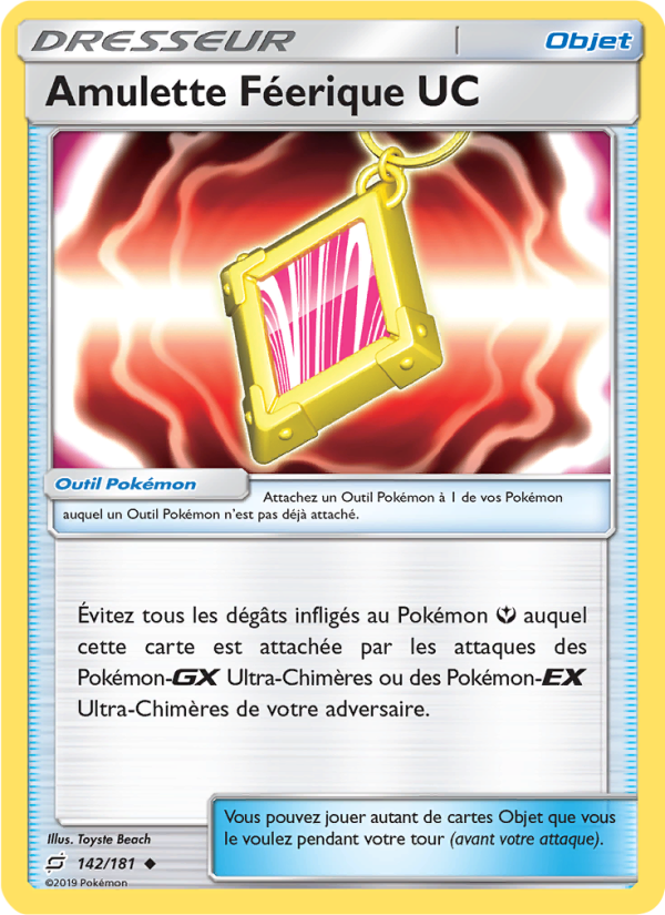 Amulette Féerique UC 142 — Team Up (French Pokémon TCG card)