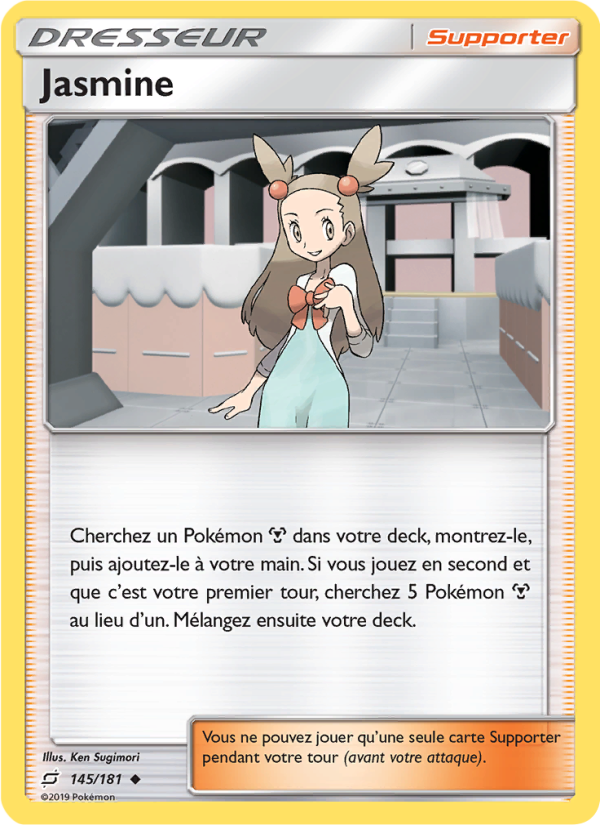 Jasmine 145 — Team Up (French Pokémon TCG card)