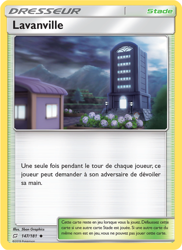 Lavanville 147 — Team Up (French Pokémon TCG card)