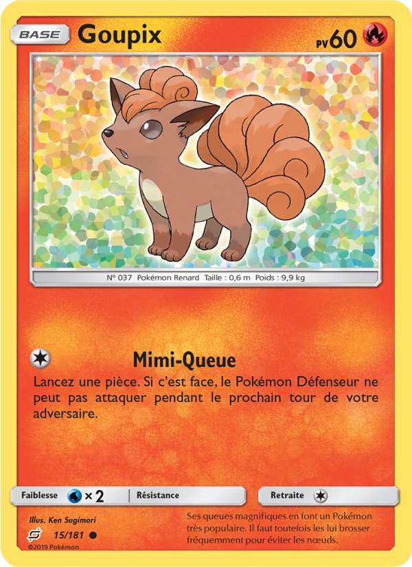 Goupix 15 — Team Up (French Pokémon TCG card)