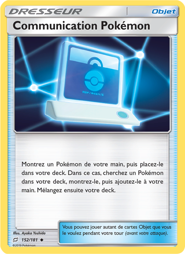 Communication Pokémon 152 — Team Up (French Pokémon TCG card)