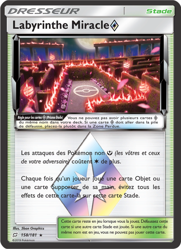 Labyrinthe Miracle ◇ 158 — Team Up (French Pokémon TCG card)