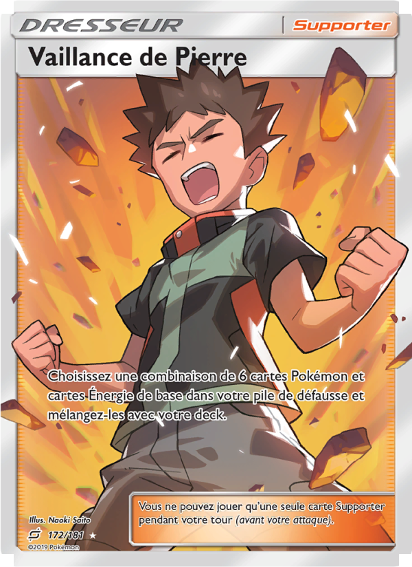 Vaillance de Pierre 172 — Team Up (French Pokémon TCG card)