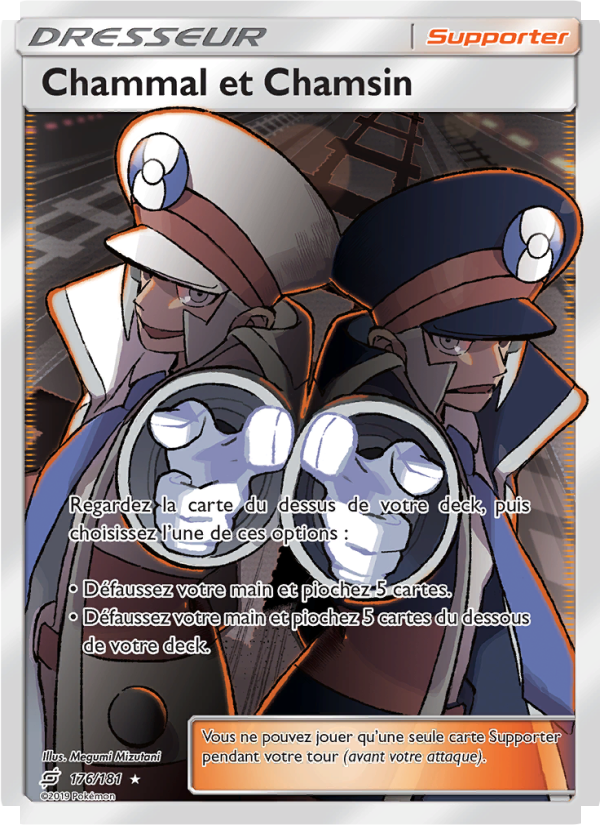 Chammal et Chamsin 176 — Team Up (French Pokémon TCG card)