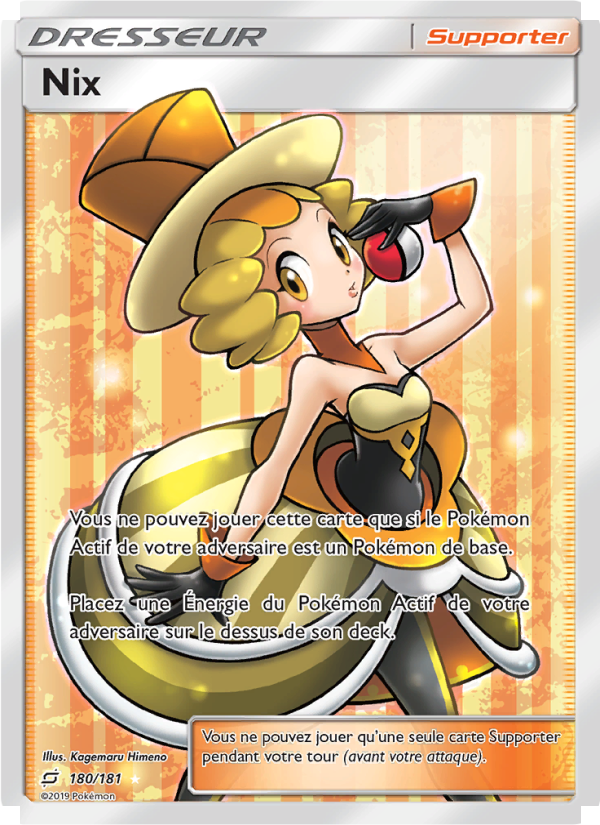 Nix 180 — Team Up (French Pokémon TCG card)