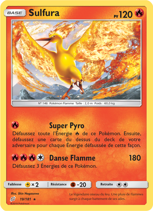 Sulfura 19 — Team Up (French Pokémon TCG card)
