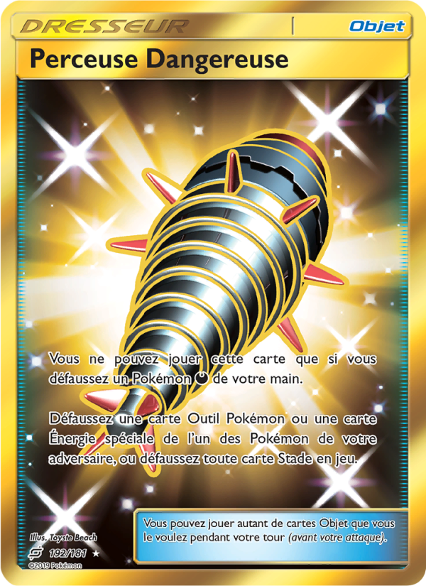 Perceuse Dangereuse 192 — Team Up (French Pokémon TCG card)