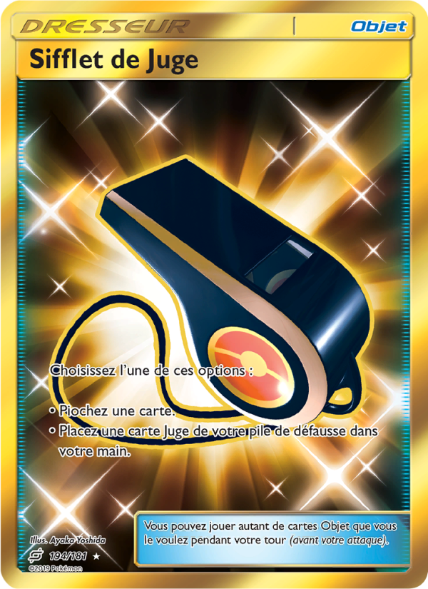 Sifflet de Juge 194 — Team Up (French Pokémon TCG card)
