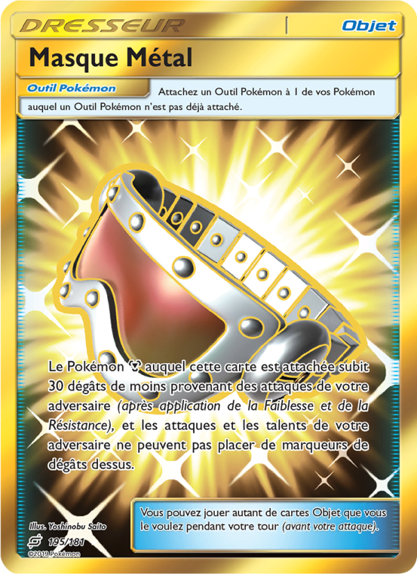 Masque Métal 195 — Team Up (French Pokémon TCG card)