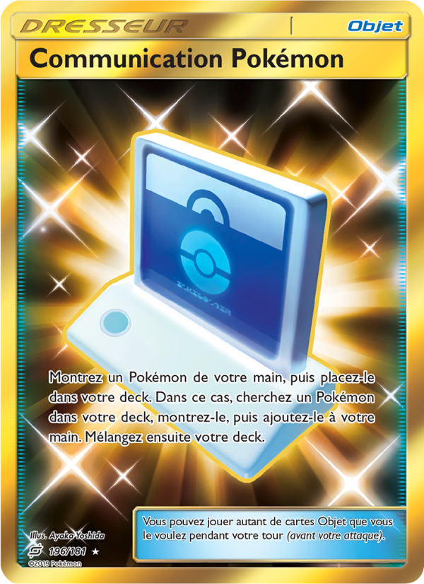 Communication Pokémon 196 — Team Up (French Pokémon TCG card)