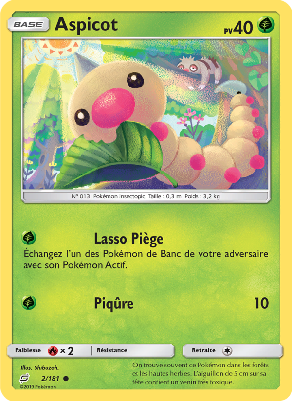 Aspicot 2 — Team Up (French Pokémon TCG card)