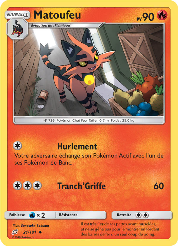 Matoufeu 21 — Team Up (French Pokémon TCG card)