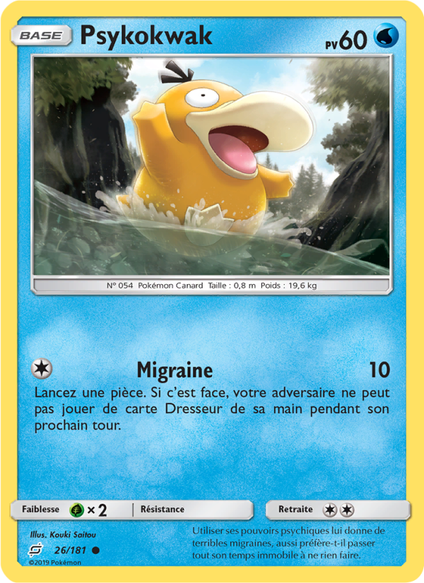Psykokwak 26 — Team Up (French Pokémon TCG card)