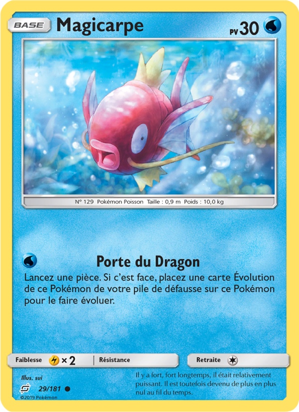 Magicarpe 29 — Team Up (French Pokémon TCG card)