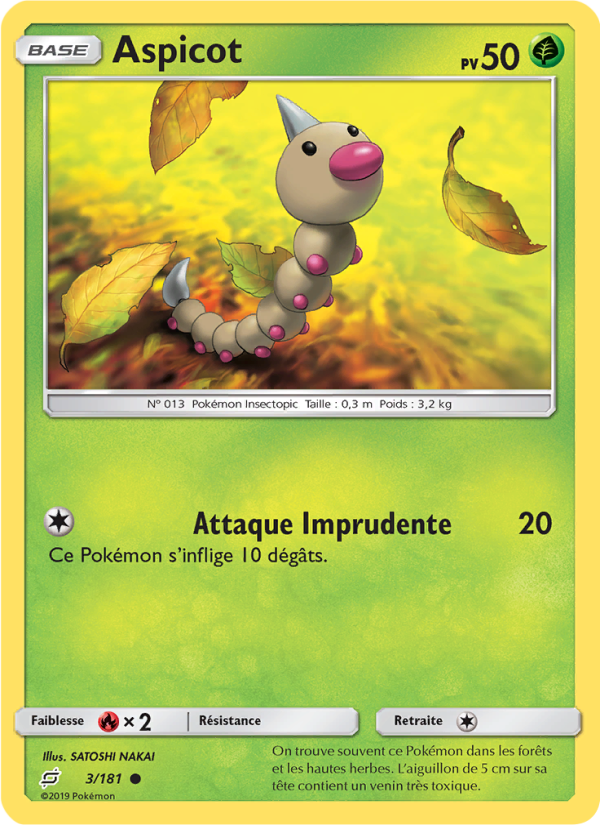 Aspicot 3 — Team Up (French Pokémon TCG card)