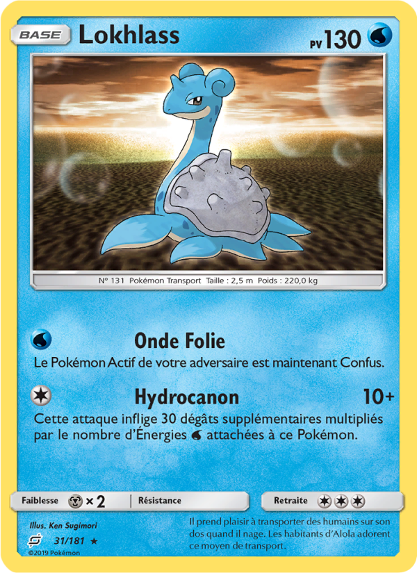 Lokhlass 31 — Team Up (French Pokémon TCG card)
