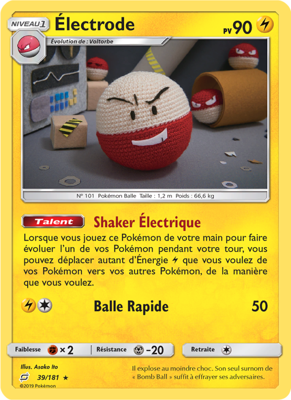 Électrode 39 — Team Up (French Pokémon TCG card)
