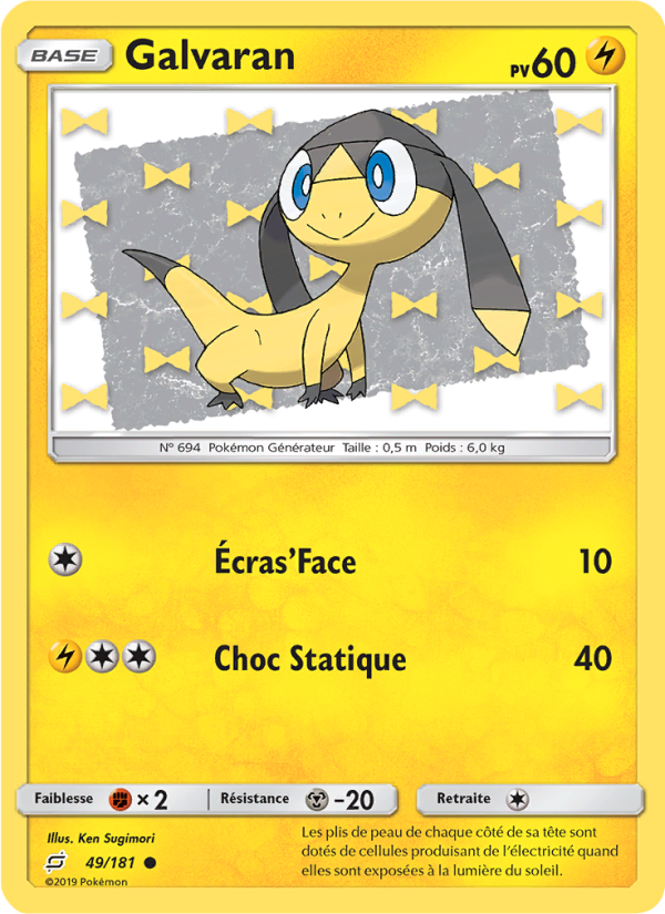 Galvaran 49 — Team Up (French Pokémon TCG card)