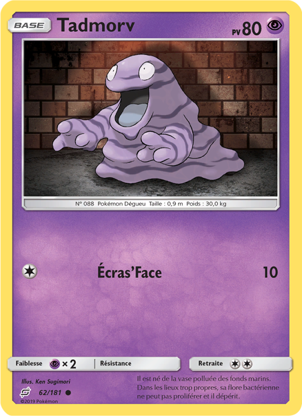 Tadmorv 62 — Team Up (French Pokémon TCG card)