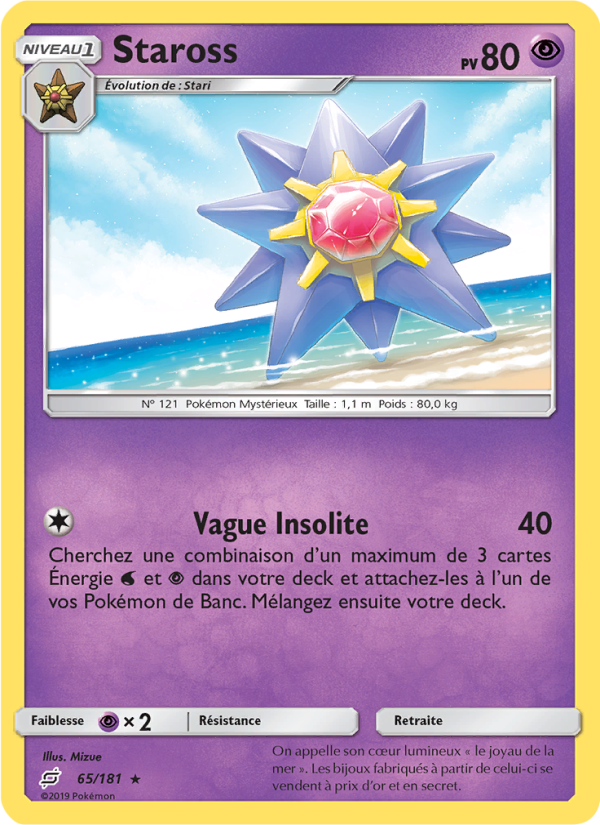 Staross 65 — Team Up (French Pokémon TCG card)